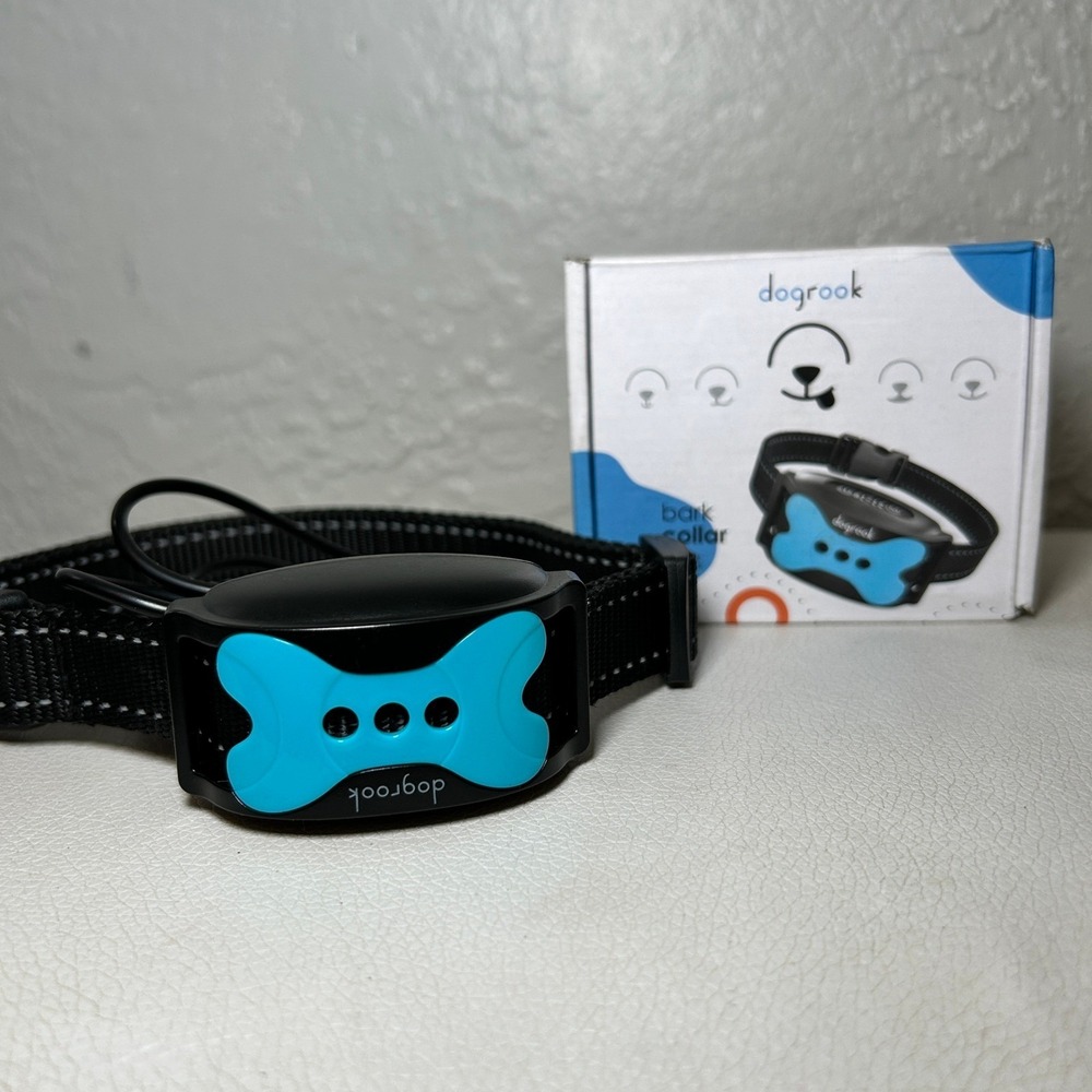 dogrook‎ Bark Collar Humane No Shock Vibration Rechargeable Waterproof